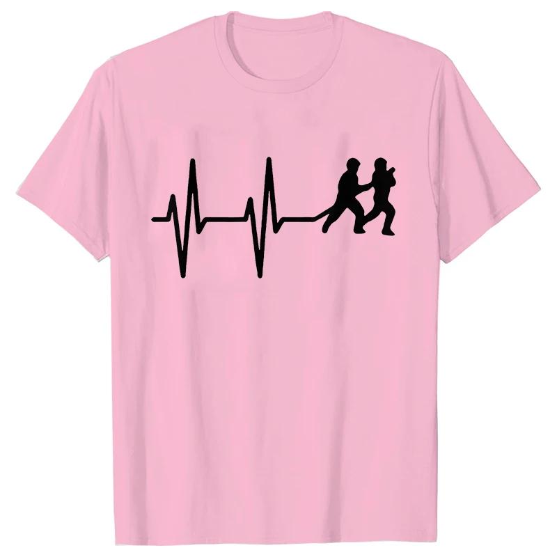 Casual Men's Clothing Fireman Heartbeat Firefighter T-Shirt Men T Shirt Fire Worker Rescue Short Sleeve Tees Short Sleeve Tops