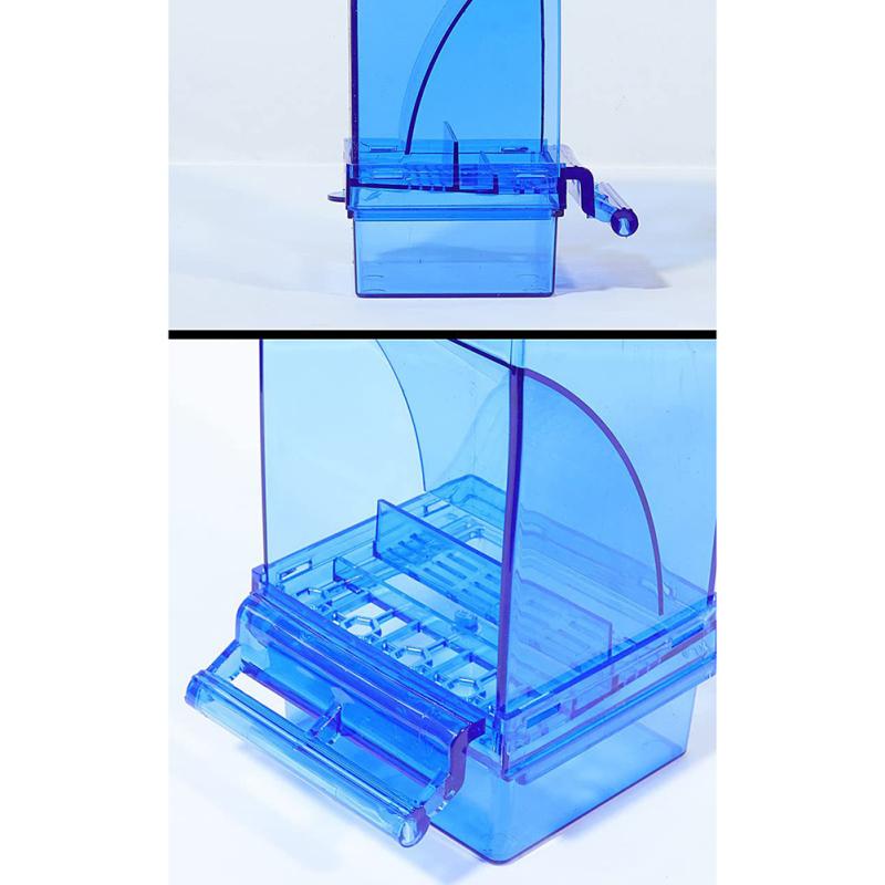 Коробка для еды для попугаев, защита от брызг, дугообразная самоскользящая конструкция, автоматическая кормушка, дозатор еды для домашних животных, птиц