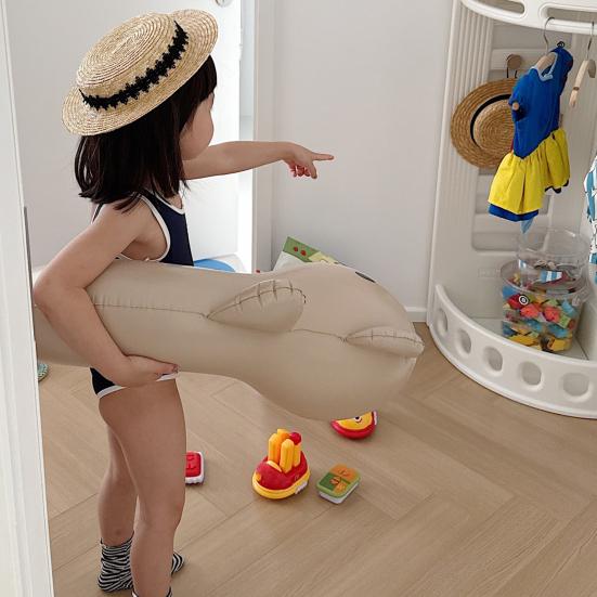 Надувные круги для плавания в форме медведя для детей, надувные круги для плавания с изображением животных из мультфильмов для летней пляжной вечеринки