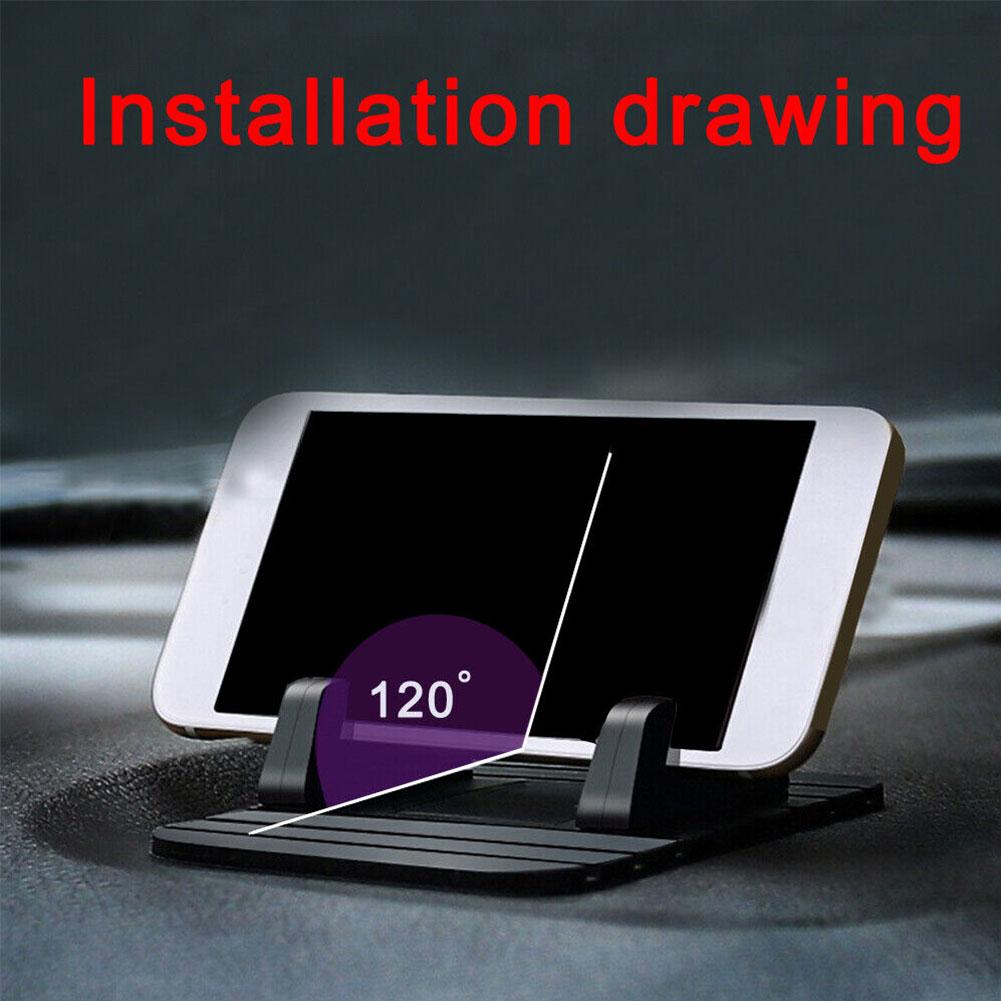Universal Anti-slip Car Silicone Holder Mat Pad Dashboard Stand Mount For Phone GPS Bracket For iPhone