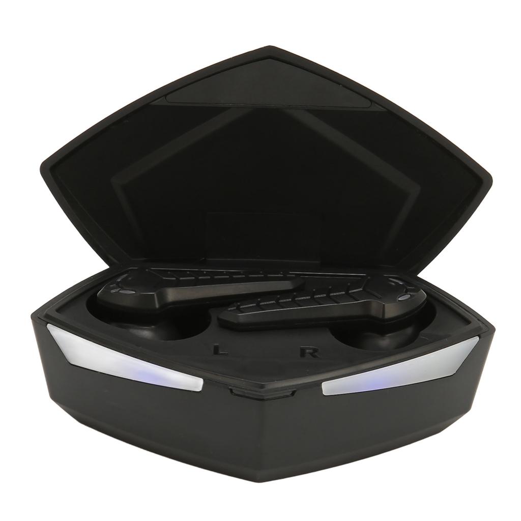 Bluetooth Gaming Earbuds Stereo Low Latency Dual Modes Wireless Earphone with Built In Mic for Phone Laptop Black