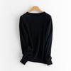 Women's Pure Cashmere Loose Round Neck Sweater - Autumn/Winter 2023 Base Layer Pullover