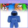 Плюшевая игрушка Roblox Rainbow Friends Синий персонаж с большим ртом Мягкая набивная кукла для детей