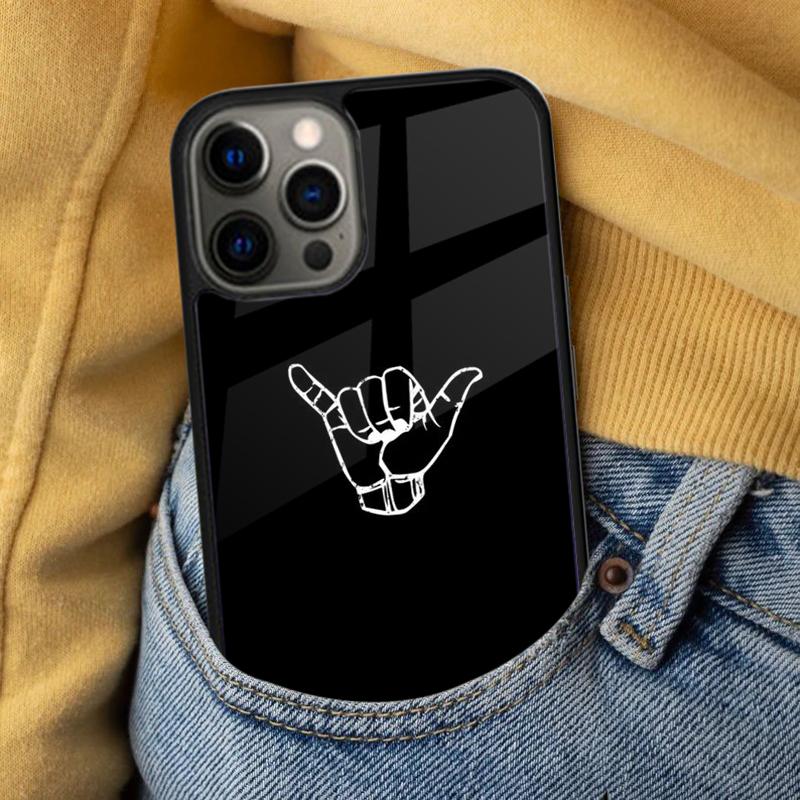 Shaka Surf Hang loose Soft Phone Case for iPhone 17 Air 16e Pro max 15 Pro 13 14 Plus 11 12 MagSafe Magnetic Coque
