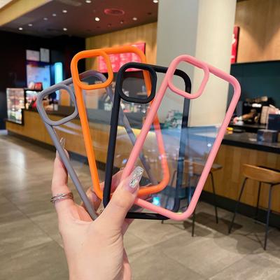 Подходит для Apple 15promax, Акриловая фоторамка, Чехол для телефона, Полная защита для iPhone14, Простой защитный чехол 13 с защитой от падений