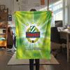 SK Rapid Wien Flannel Blanket, High quality Comfortable for All Seasons, Home Decor, Warmth and Comfort