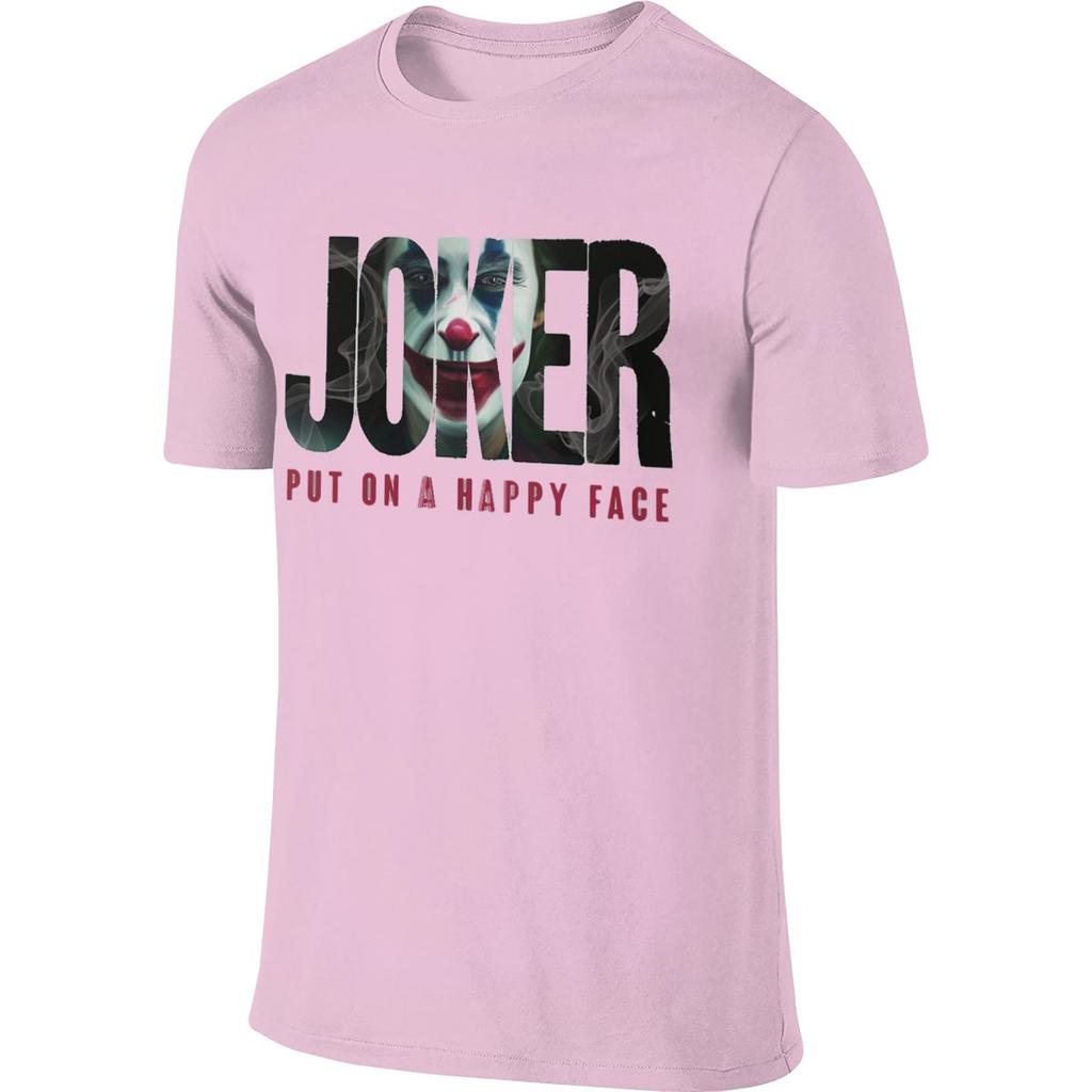 Joker Joaquin T Shirt Fashion Crewneck Graphic Man Phoenix Joker Movie Cotton Big Size Camiseta