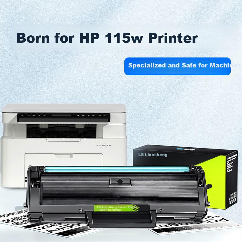 Liansheng Compatible with HP 115W Toner Cartridge, for HP Laser MFP 115w Printer, Toner Cartridge, Ink Cartridge, High-Capacity Toner Cartridge
