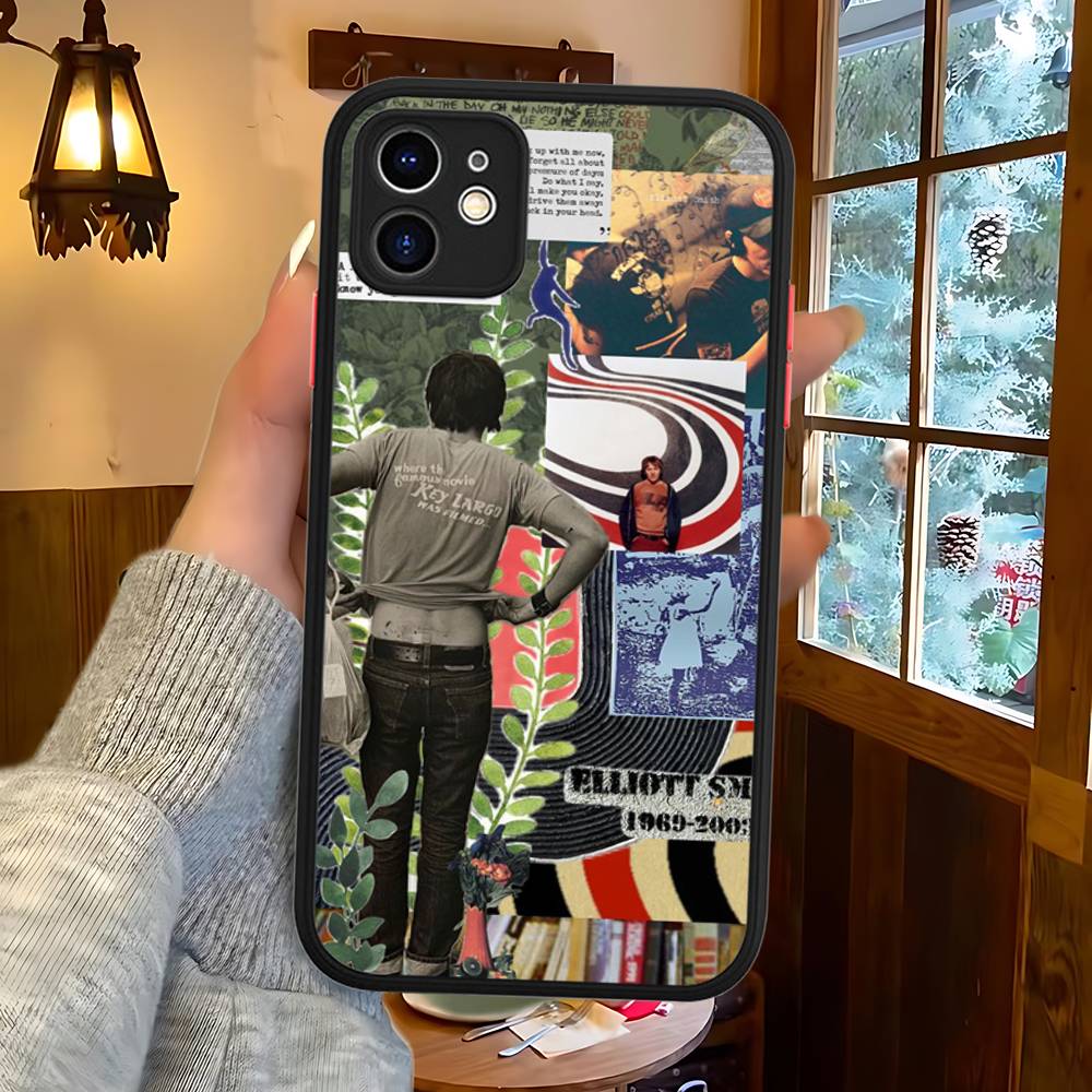 Elliott Smith Figure 8 For IPhone 16 15 14 Plus 13 12 11 Pro Max X XS MAX Translucent Matte Shockproof Cover
