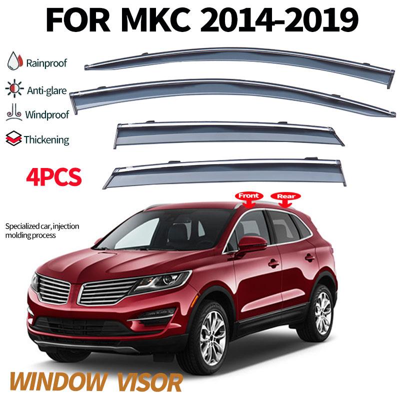 Дефлекторы окон (ветровики) для Lincoln MKC 2015-2019