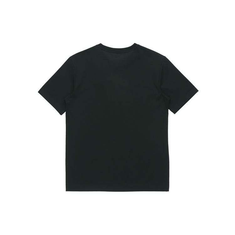 Li-Ning Chest Box Logo Solid Color Short Sleeve 'Black' Men's AHSQ326-2