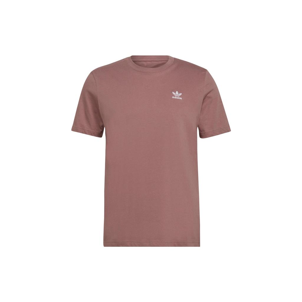 Adidas Футболка с круглым вырезом с логотипом, мужские топы Mystic-Oxide-Red HJ7984