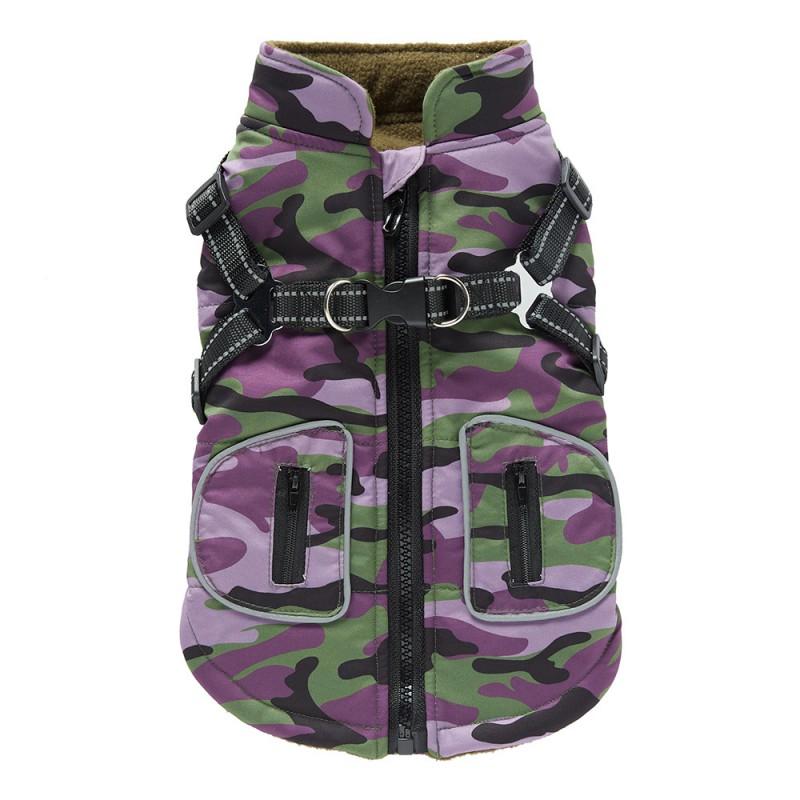 Waterproof Dog Harness Coat Winter Warm Pet Clothes Small Medium Large Dogs