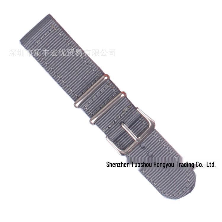 Korean Style Rainbow Canvas Nylon Watch Strap (18/20/22/24mm) for Apple Watch