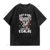 Koala Just a Girl Who Loves Koalas T Shirt vintage Washed streetwear Unisex graphic fashion Casual homme Breathable Comfortable