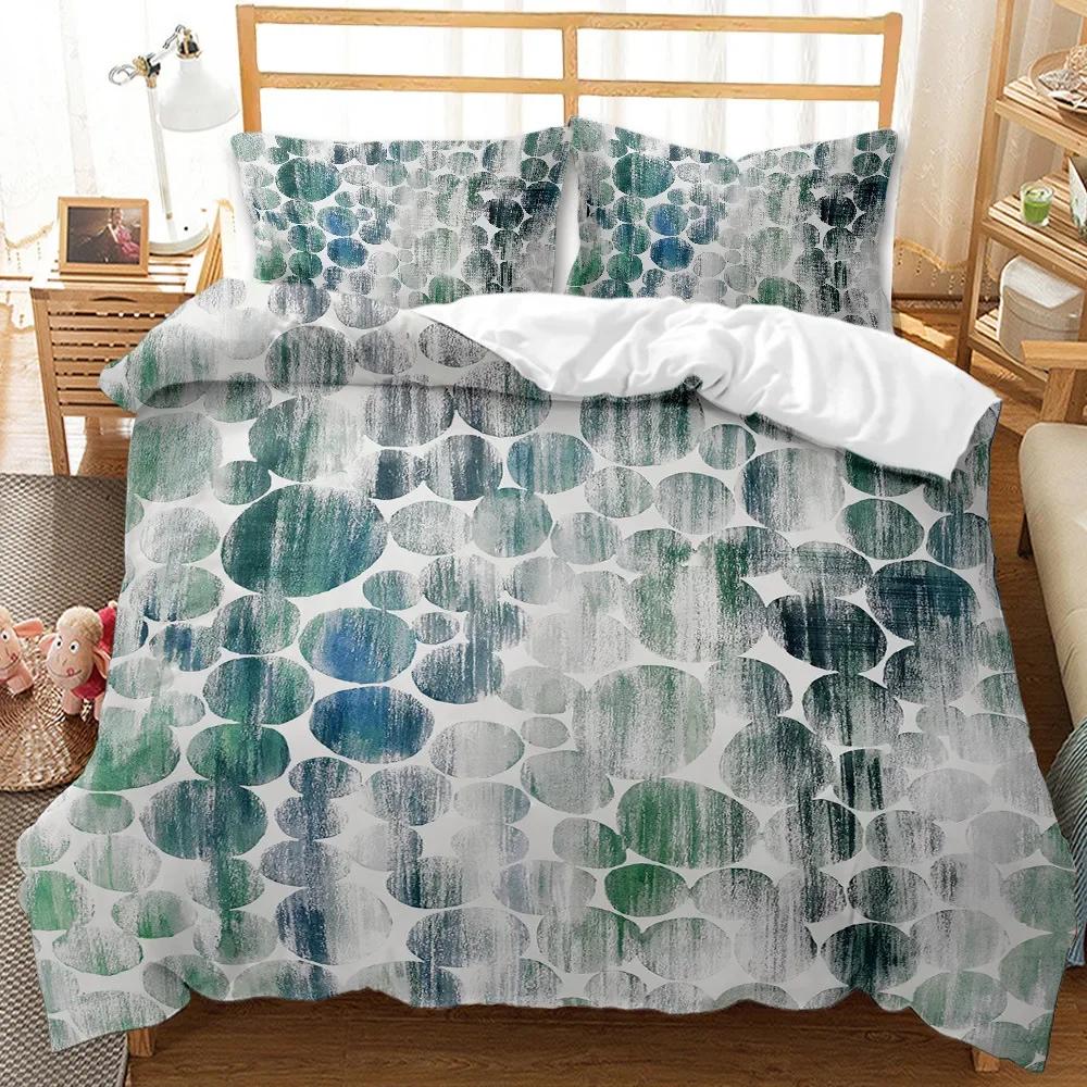 Comforter S Simple Personalized Watercolor Painting Bedding Set Winter S Kids Adult Bedding Geometric Bed Sets