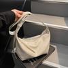 Fashion and Popular Casual Solid Color Casual Simple Portable Underarm Shoulder Bag New Dumpling Bag