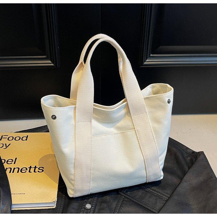 Холщовая сумка женская осенне-зимняя универсальная 2025 новая модная портативная женская сумка простая тканевая сумка сумка-тоут