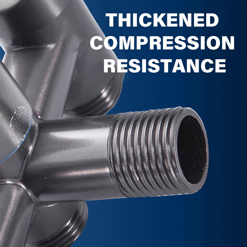 3-ходовые клапаны-переключатели воды Стальные быстросъемные разветвители Универсальные 3-ходовые распределители воды для кухни, ванной комнаты, сада