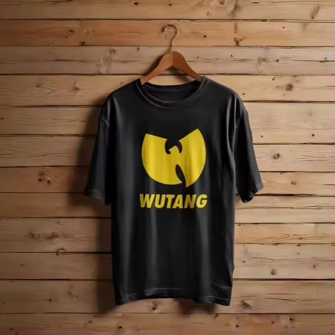Hot Sale Unisex Loose Retro T shirt, Wu Tang Clan Y2K Harajuku Hip Hop Punk Streetwear Casual Women And Men T shirts