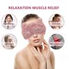 Plush Eye Masks for Sleep Eye Protective Patches 4Pcs Assorted Color