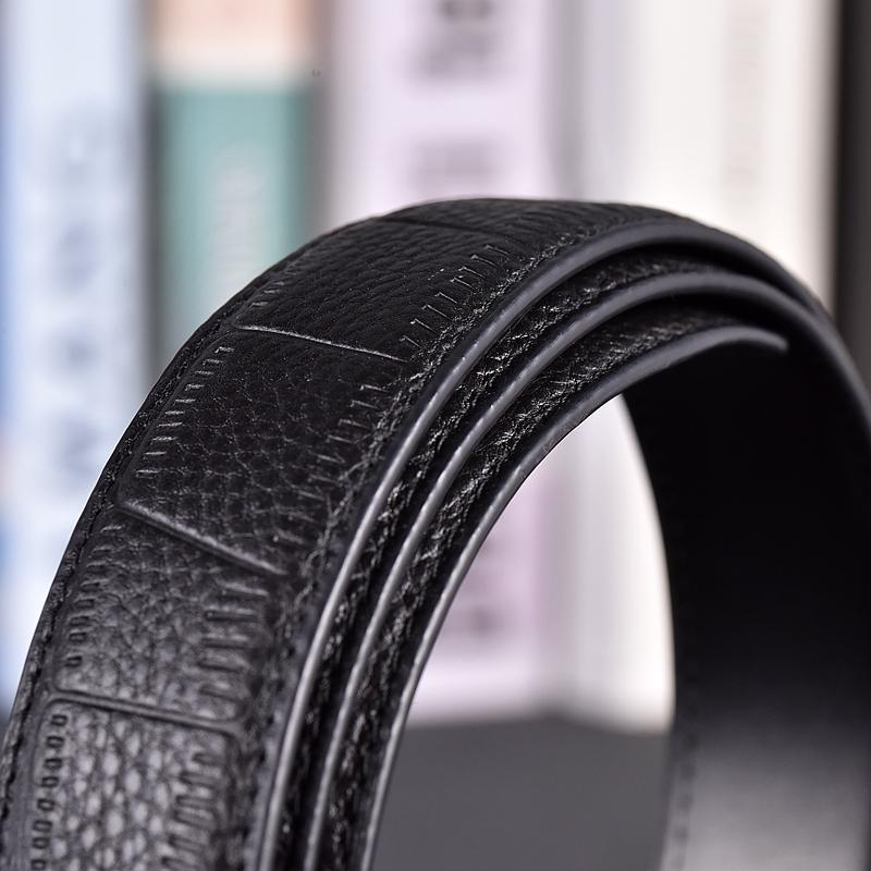 Salvatore Ferragamo 3.3cm Cowskin Men's Belt Luxury Brand Designer Belt Suit Jeans Formal Brand