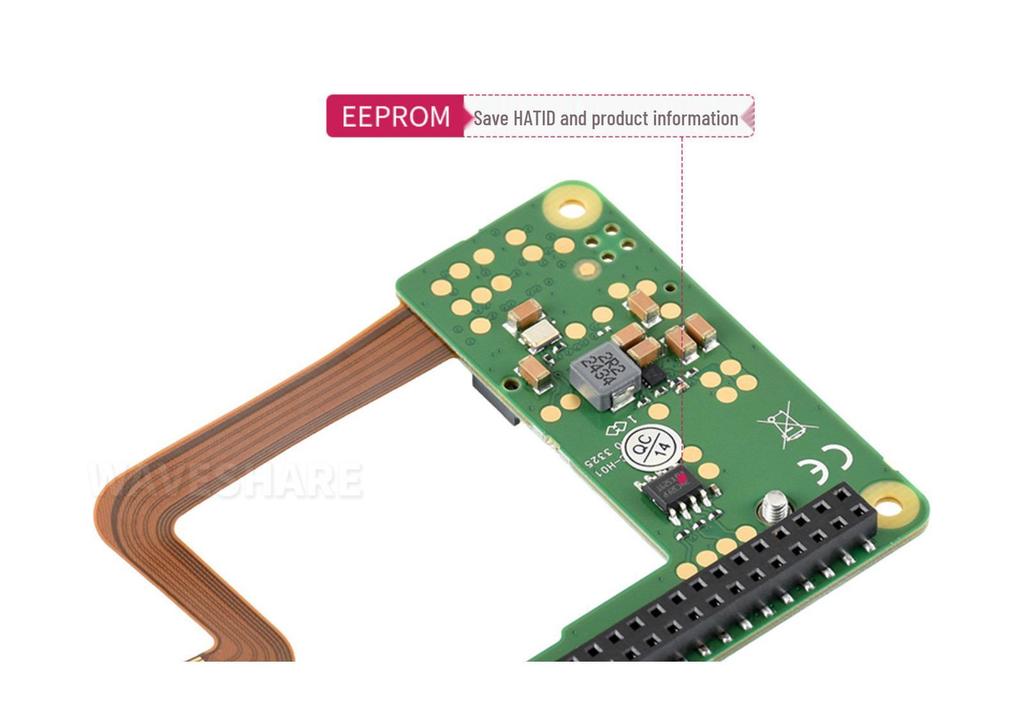 Raspberry Pi 5 PCIe to M.2 Expansion Board, Compact HAT+ Version.