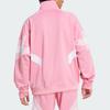 adidas Оригинальный свитшот Inter Miami Cf, логотип, в полоску, повседневный, свободного кроя, с длинным рукавом, мужской свитшот, светло-розовый JI6907