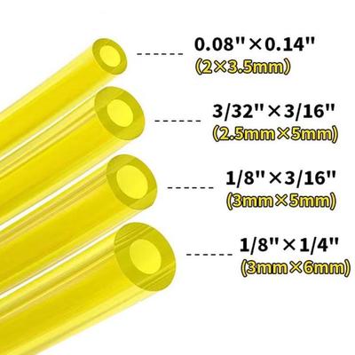 Универсальная трубка для масла газонокосилки - Разные размеры: 2.5x5, 2x3.5, 3x5, 3x6 - Подходит для различных моделей