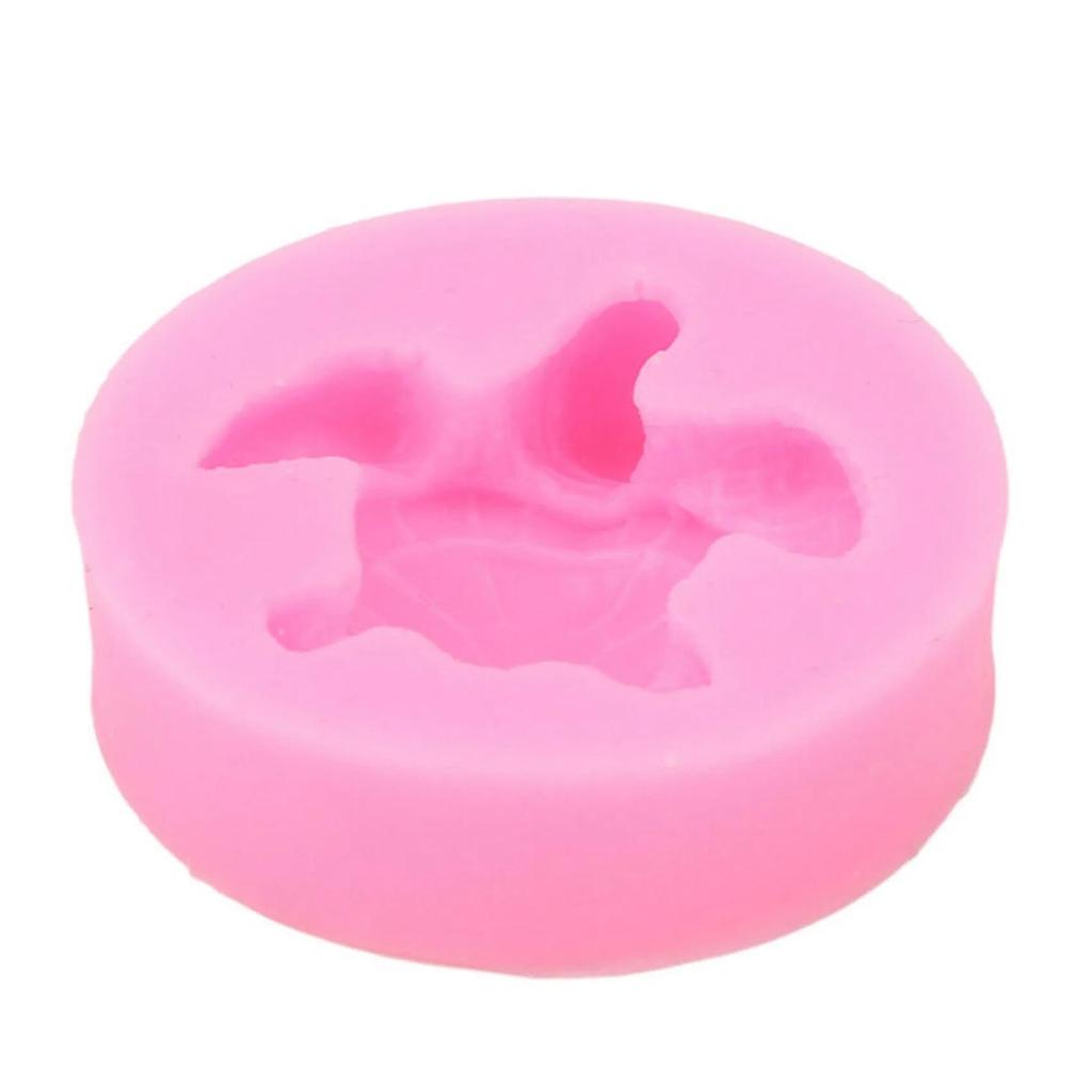 Мягкая силиконовая форма для помадки, милая милая форма морской черепахи, тема океана, помадка для украшения торта, форма для жевательной пасты, шоколада, искусство из смолы