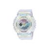 Casio Baby-G Серия «Красочное Звездное Небо Аврора Единорог Мороженое Макарон» Кварцевый Механизм Ремешок из Смолы Часы Женские BA-110PL-7A2