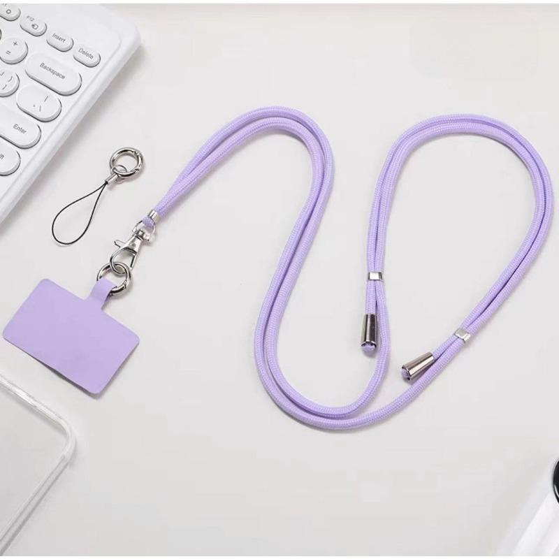Регулируемый ремешок для телефона, ремешок через плечо для мобильного телефона, съемное ожерелье, подвесной широкий веревочный патч-корд, нейлоновые ремни для телефона