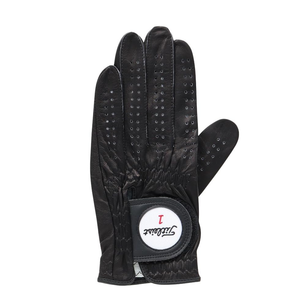 TITLEIST Golf Glove Professional Glove TG73BK-22 BK Black Left Hand