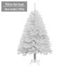 LED Luminous White Christmas Tree with Encrypted PVC and Bullet Head Design