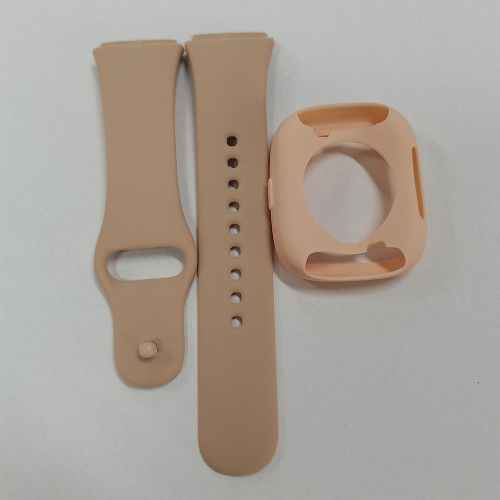 Для Redmi Watch 3 Active Strap 2-в-1 ремешок для часов + чехол Мягкий силиконовый раздельный набор браслетов Аксессуары для часов