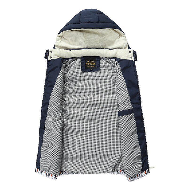 Зимний пуховый жилет, мужской повседневный жилет, мужская куртка без рукавов, большие размеры 5xl, теплый мужской жилет, пальто