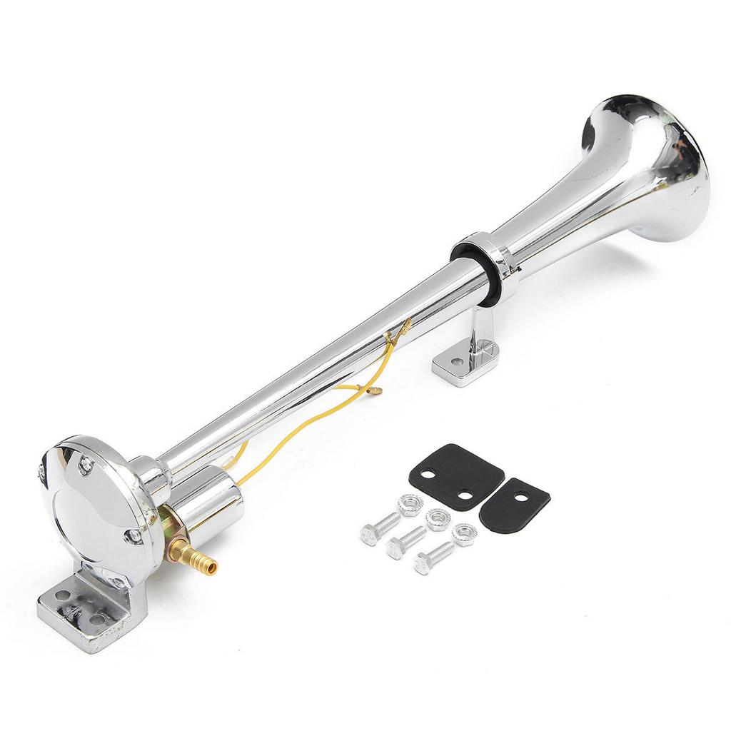 Super Loud Horn 12/24V 150DB Air Horn Kit Vehicle Single Trumpet Loudspeaker For Trains Cars Trucks Boats Motorcycle Without Air Pump