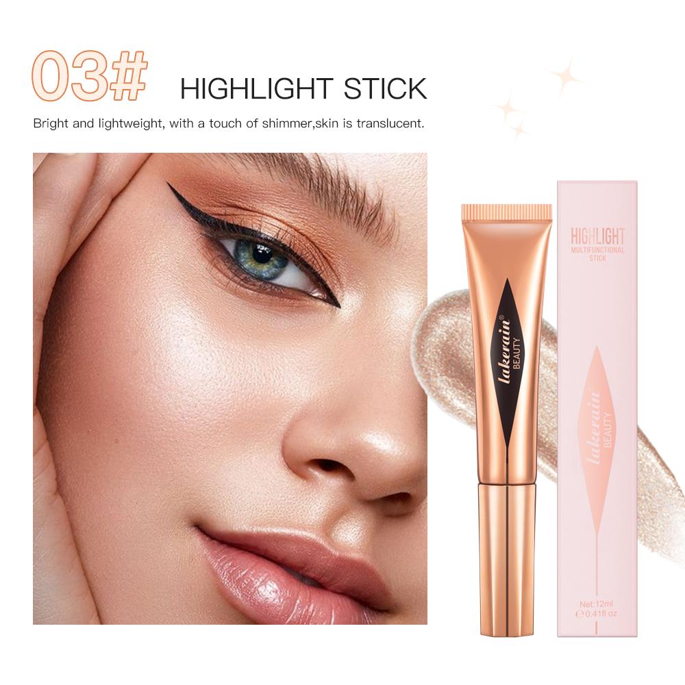 Новый Кремовый Бронзер Контур Румяна Beauty Wand Хайлайтер Румяна с Подушечкой Жидкий Бронзер для Лица Палочка-Аппликатор Макияж