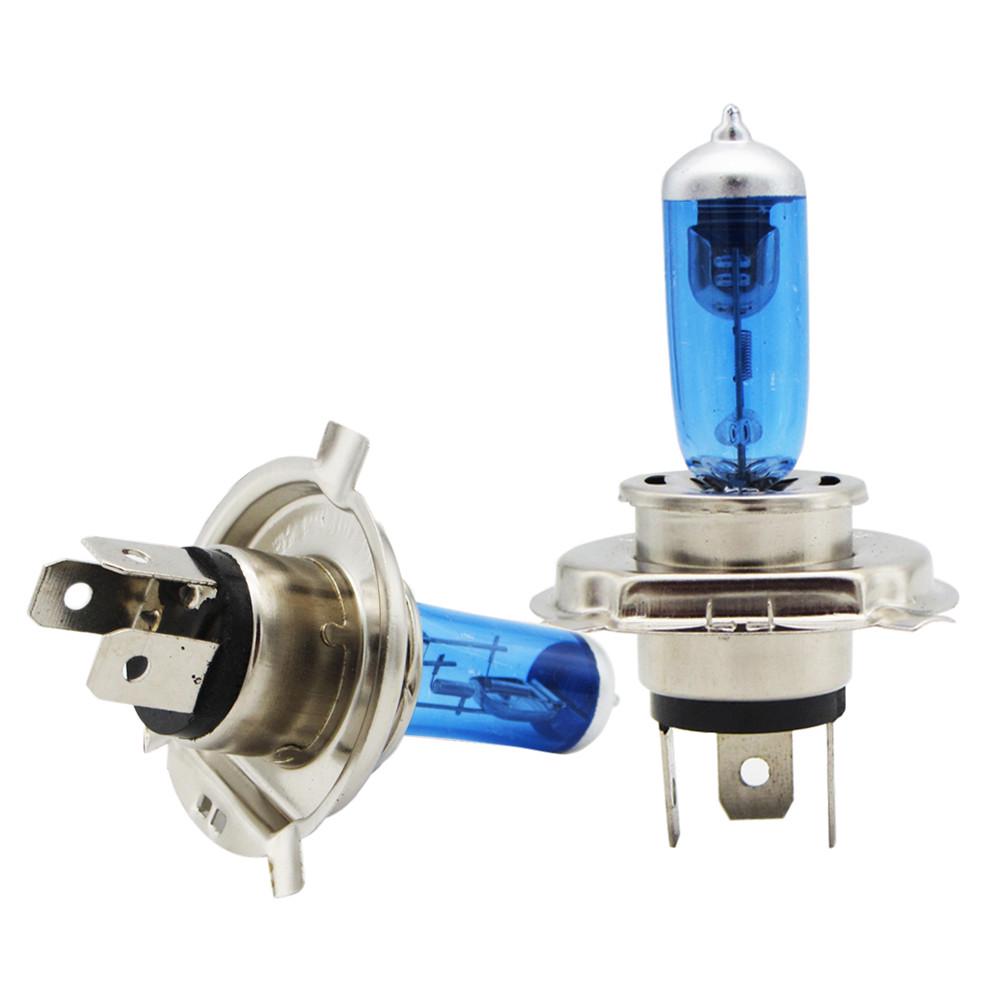 2шт H4 100 Вт галогенный свет яркий белый автомобильный фары лампы лампы 12 В 5000 К