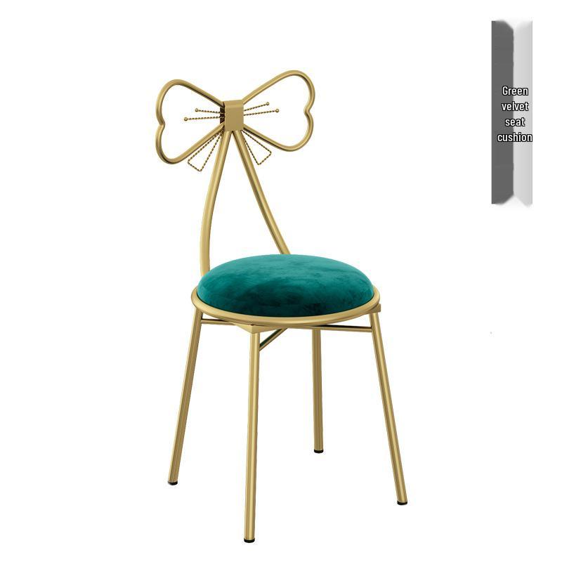 Принцесса Бабочка Стул для Макияжа со Съемной Спинкой - Идеально подходит для Маленьких Спален в Квартирах и Туалетных Зон