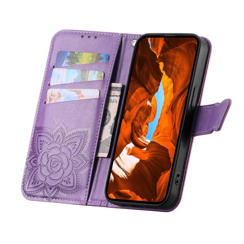 Flip Case for Xiaomi Redmi Note 15 Pro Plus 5G / Poco M8 Pro 5G, Butterfly, Purple