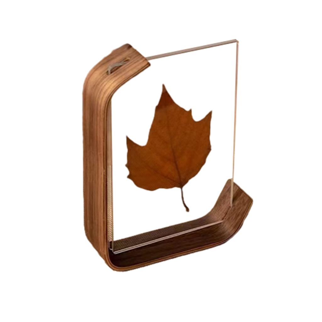 Прозрачная деревянная фоторамка для дисплея, износостойкий держатель для фотографий, декор для домашней спальни