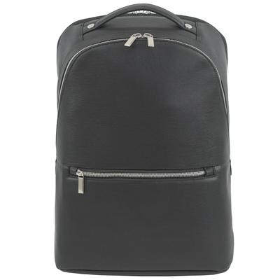Memezawa Bags Деловой рюкзак для женщин и мужчин, для 15-дюймового ноутбука, узкий, формата А4, легкий, двухсекционный, из искусственной кожи, Название бренда,