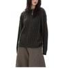 Unisex Oversized Knit Sweater 2026 Casual Pullover Soft Cotton Blend Loose Fit Long Sleeve Round Neck