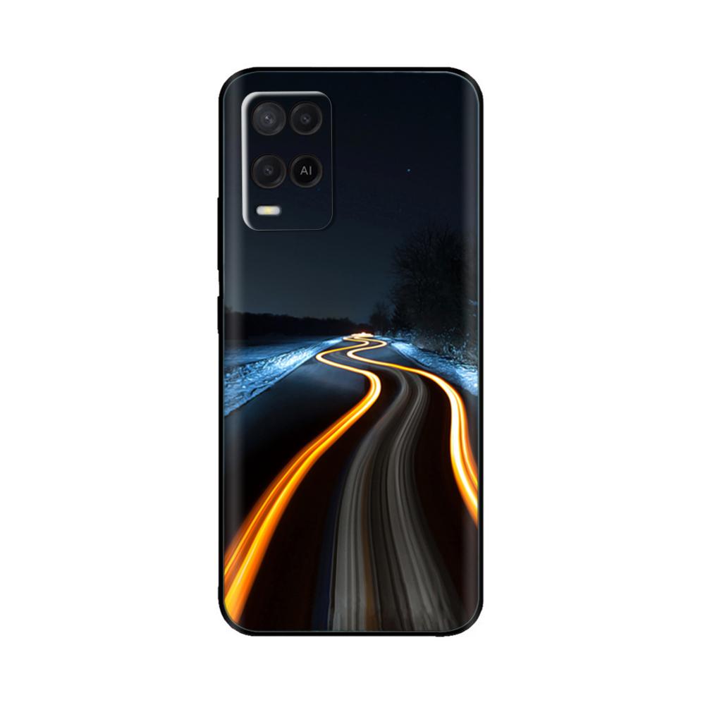 Для Oppo A54 A74 Чехол Мягкий Черный Силикон ТПУ Задняя Крышка Телефона для Oppo A54 4G CPH2239 A54 5G CPH2195 A74 4G 5G Чехол Крышка Coque