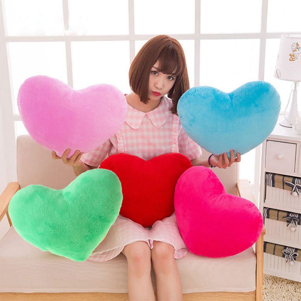 Goods Heart-shaped Colorful Comfortable Material Is Soft Throw Pillow Plush Toy Pillow Cushion