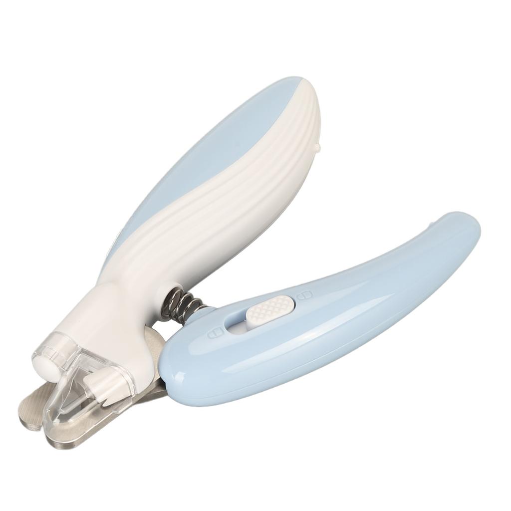 Светодиодная когтерезка для домашних животных, триммер для когтей, нержавеющая сталь, безопасная когтерезка для собак, эргономичная