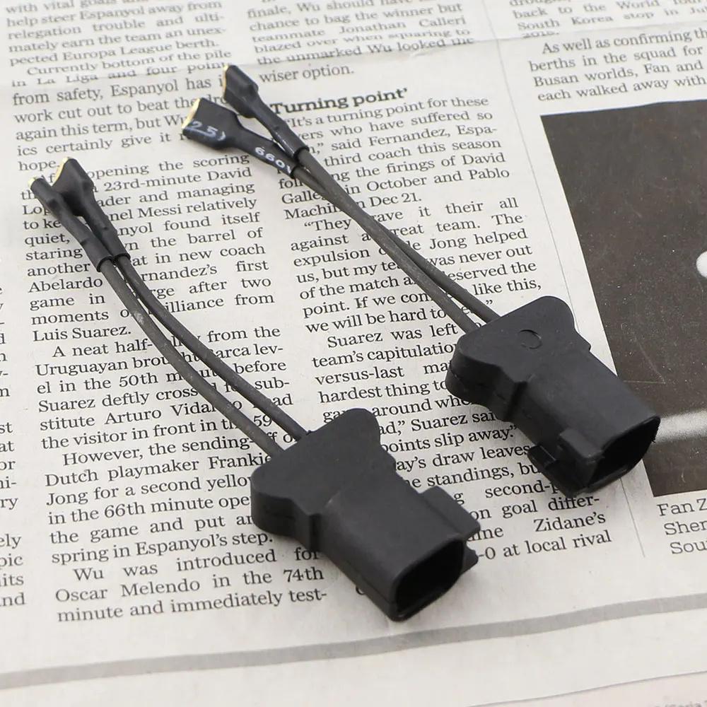 2x Horn Speaker Wiring Adapter Harness Wire Plug For Ford Focus Fiesta Ecosport