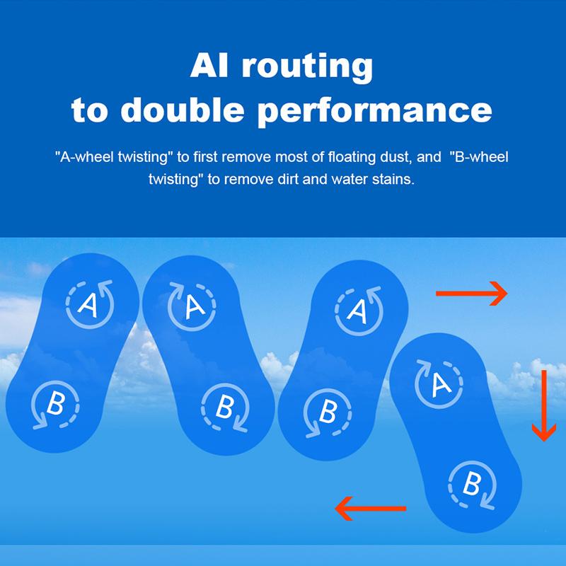 LIECTROUX HCR-10 Window Cleaning Robot Water Spray Automatic Robotic Glass Wiper Vacuum Cleaner Electric Windows Washer for Home Appliance