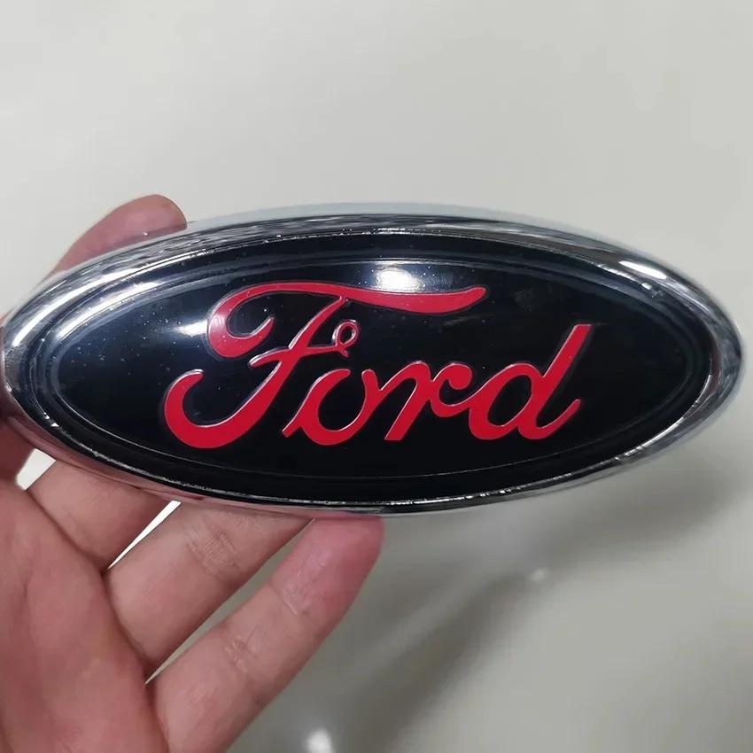 14.5x6.5см Автомобильная эмблема-значок для Ford Escape Kuga Fiesta Ranger Mondeo Fusion Edge Focus Mustang Стикер-наклейка на решетку переднего капота